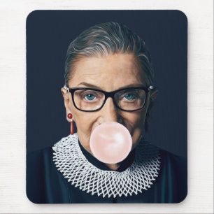 Alfombrilla De Ratón Ruth Bader Ginsburg luce chicle rosa