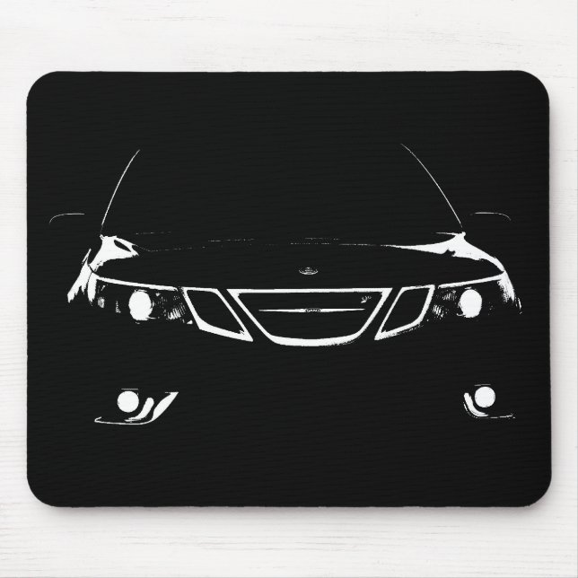Alfombrilla De Ratón Saab 9-3 aero- Mousepad (Frente)