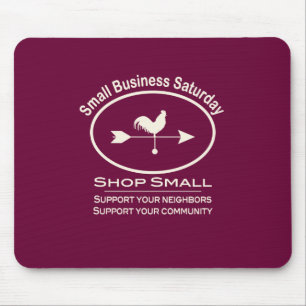 Alfombrilla De Ratón Sábado de Pequeña Empresa Ivory Weathervane