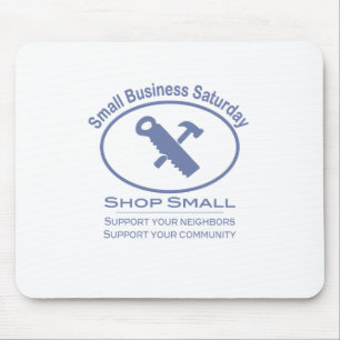 Alfombrilla De Ratón Sábado para pequeñas empresas - azul de hardware