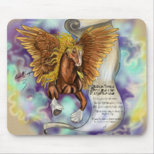 Alfombrilla De Ratón Sabiduría de un Pegaso, mousepad
