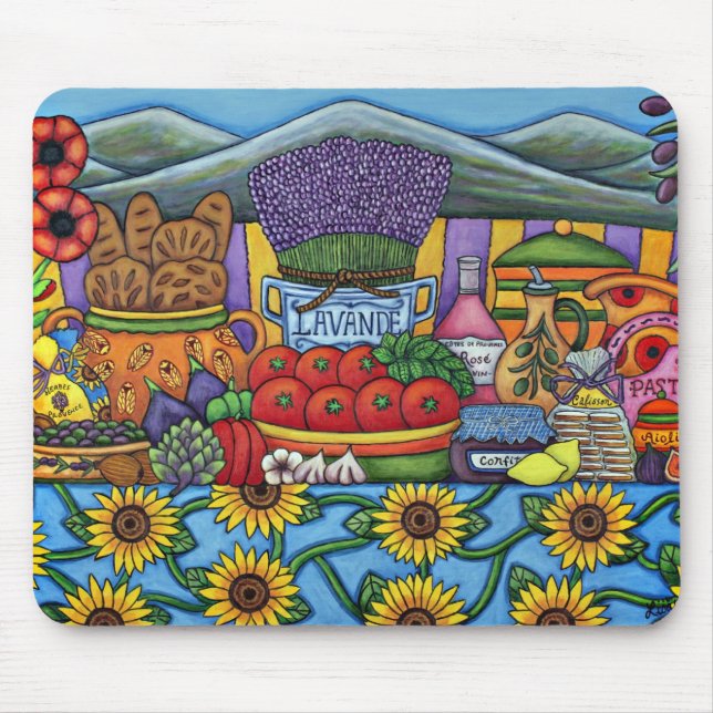 Alfombrilla De Ratón Sabores de Provence Mousepad (Frente)