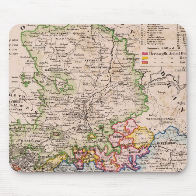 Alfombrilla De Ratón Sachsen, Anhalt (Frente)