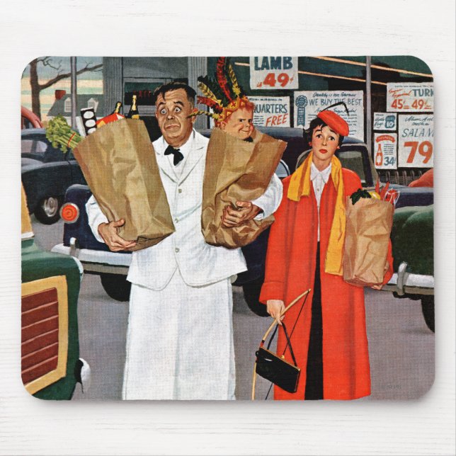 Alfombrilla De Ratón Saco por completo de problema (Frente)