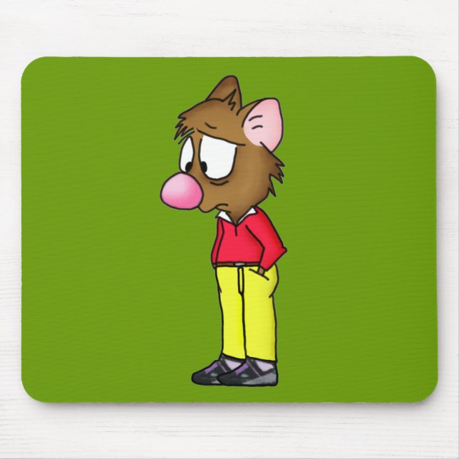 Alfombrilla De Ratón Sad Mouse Mousepad (Frente)