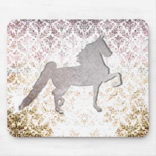 Alfombrilla De Ratón Saddlebred bonito Mousepad (Frente)