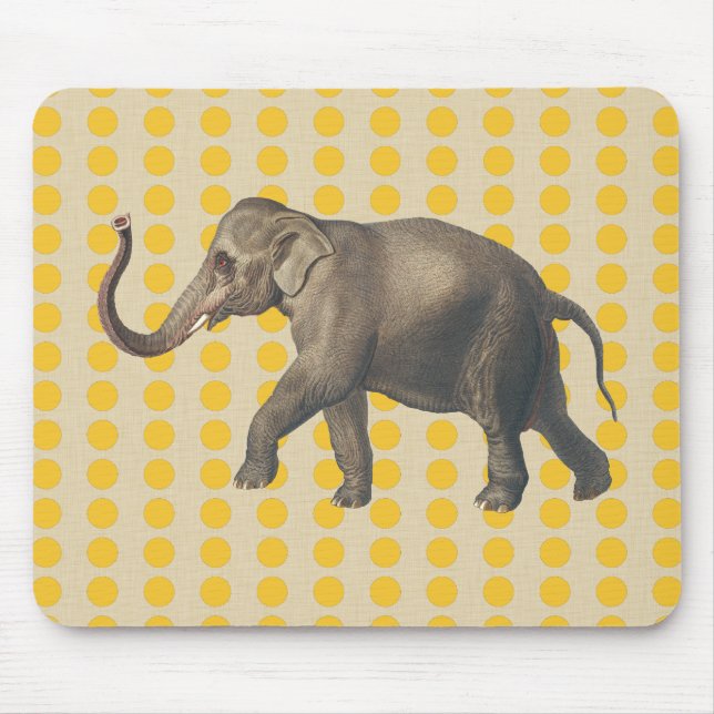Alfombrilla De Ratón Safron Spice se motiva con el elefante (Frente)