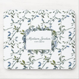 Alfombrilla De Ratón Sage Verde Plateado Floral