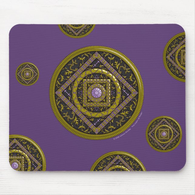 Alfombrilla De Ratón Sagittarius Mandala Mousepad (Frente)