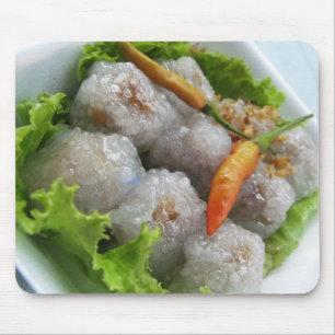 Alfombrilla De Ratón Sago tailandés con chile... Comida callejera en Ta
