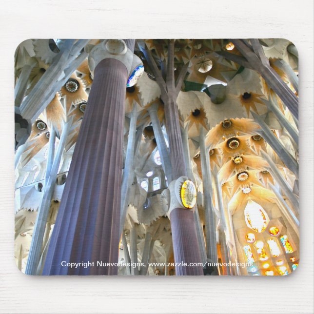 Alfombrilla De Ratón Sagrada Familia, Barcelona (Frente)