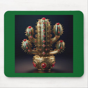 Alfombrilla De Ratón Saguaro con incrustaciones de rubí