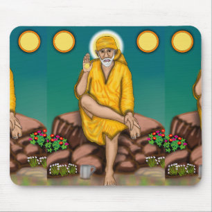 Alfombrilla De Ratón Sai Baba Mouse Pad