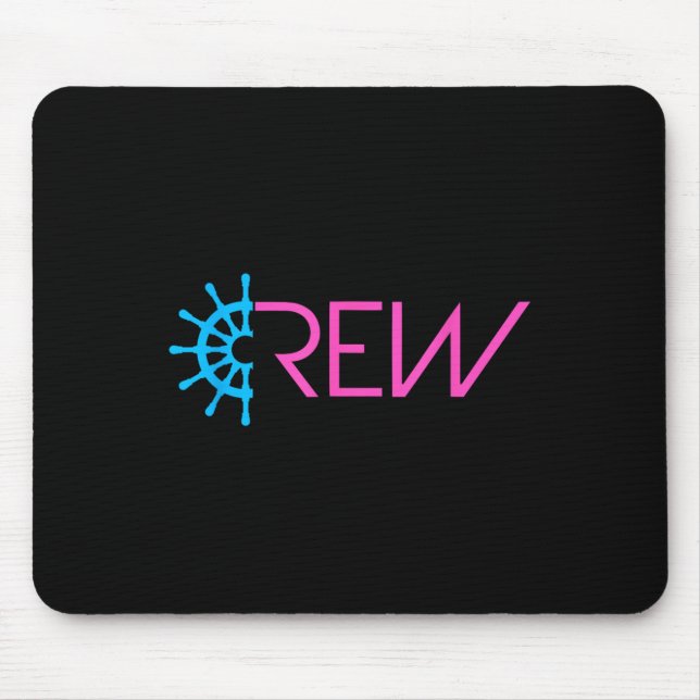 Alfombrilla De Ratón Sailing Crew Sailing Team Ship Steering Wheel Text (Frente)