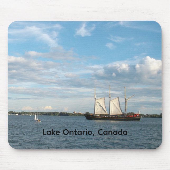 Alfombrilla De Ratón Sailing on Lake Ontario Mouse Pad (Frente)