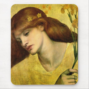 Alfombrilla De Ratón Saint Lily (por Gabriel Rossetti)