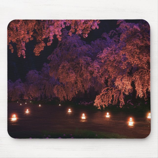 Alfombrilla De Ratón Sakura (noche) Mousepad (Frente)