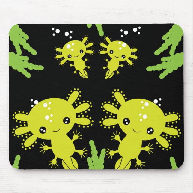 Alfombrilla De Ratón Salamander Axotl exótico (Frente)