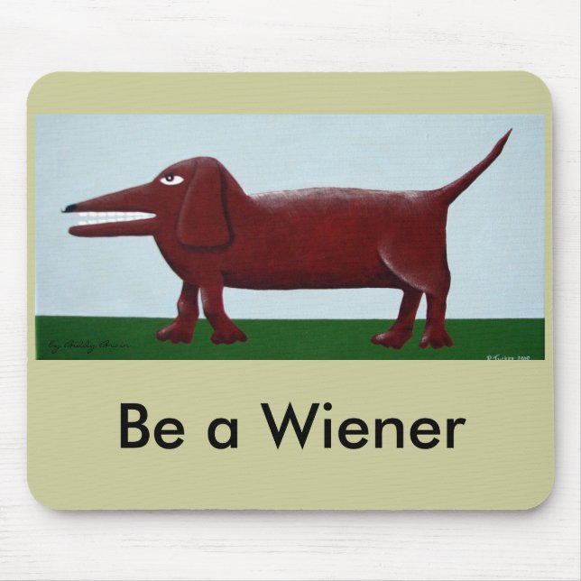 Alfombrilla De Ratón Salchicha de Frankfurt Mousepad (Frente)