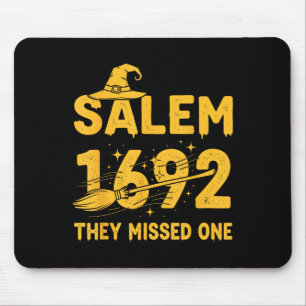 Alfombrilla De Ratón Salem 1692 Perdieron Una Bruja Salem De Halloween