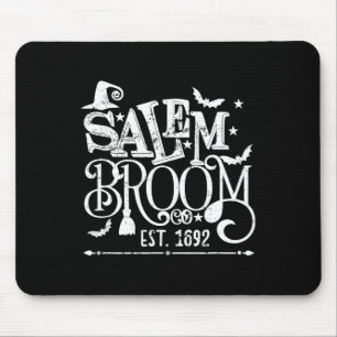 Alfombrilla De Ratón Salem Broom Co Est 1692 Diversión Halloween Bruja