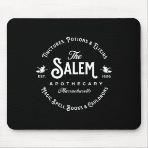 Alfombrilla De Ratón Salem Machusetts Apothecary Vintage Salem Est 1626