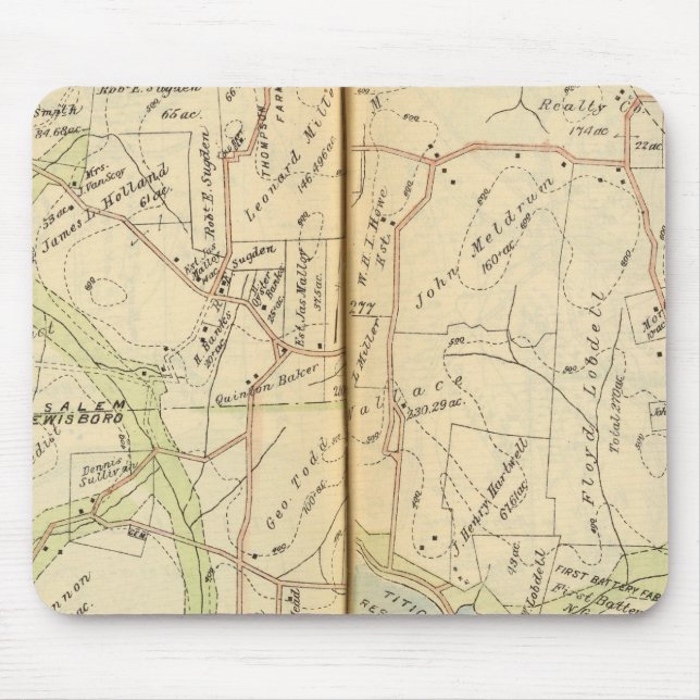 Alfombrilla De Ratón Salem, Nueva York (Frente)