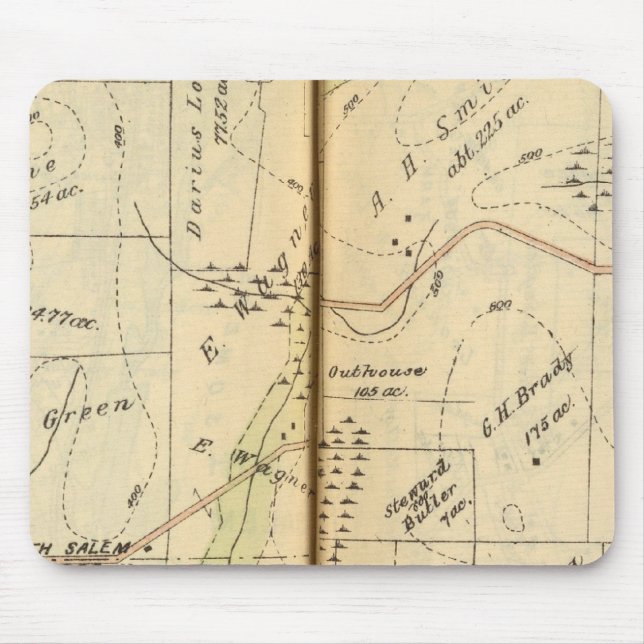 Alfombrilla De Ratón Salem, Nueva York 2 (Frente)