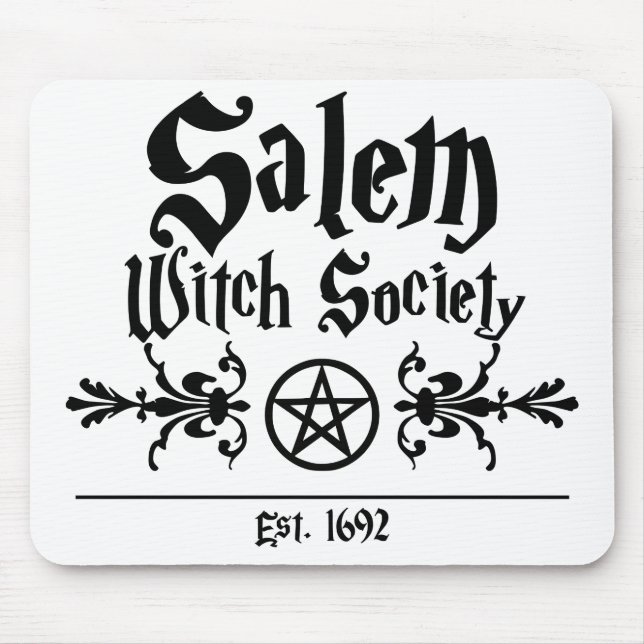 Alfombrilla De Ratón Salem Witch Society Mousepad (Frente)