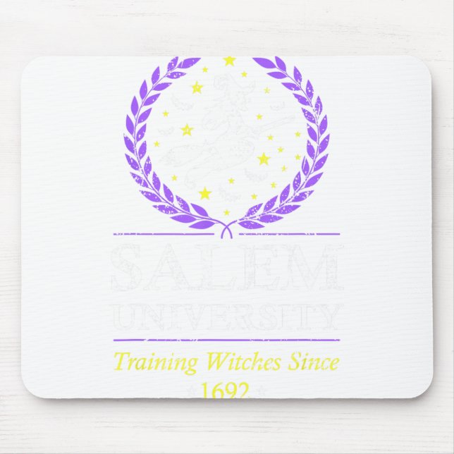 Alfombrilla De Ratón Salem Witch University Training Halloween (Frente)