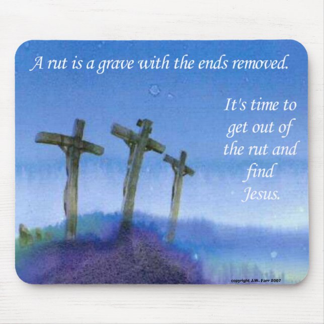 Alfombrilla De Ratón Salga de la rodera (Frente)