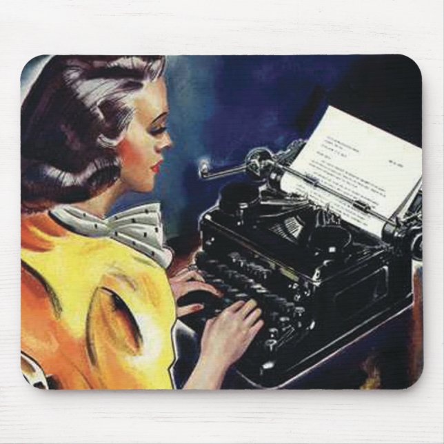 Alfombrilla De Ratón ¡Salga! ¡Estoy escribiendo! (Frente)