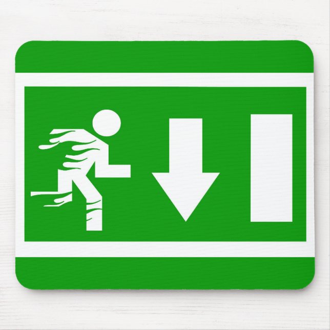 Alfombrilla De Ratón salida de socorro (Frente)