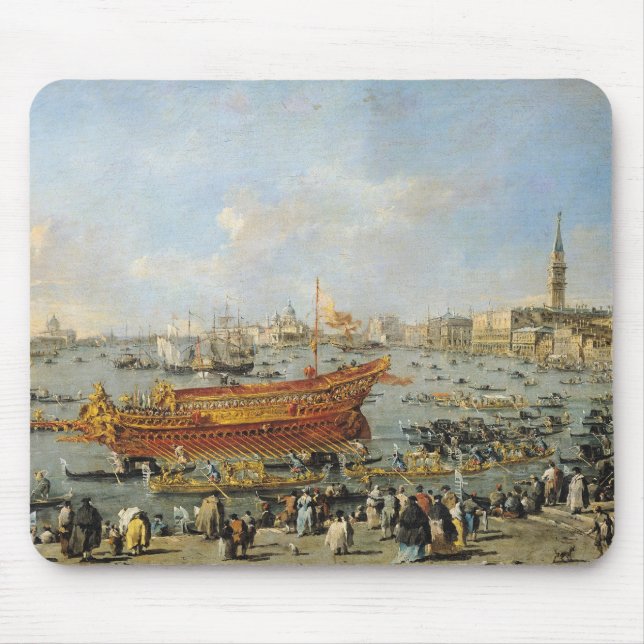 Alfombrilla De Ratón Salida del "Bucentaur" para el Lido (Frente)