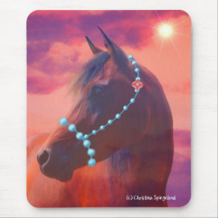 Alfombrilla De Ratón Salida del sol árabe Mousepad del retrato del