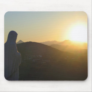 Alfombrilla De Ratón salida del sol en Medjugorje