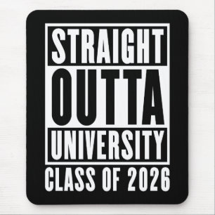 Alfombrilla De Ratón Saliendo Directo de la Universidad Clase 2026
