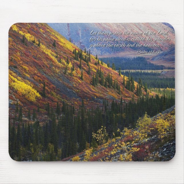 Alfombrilla De Ratón Salmo 148:13 Mousepad (Frente)