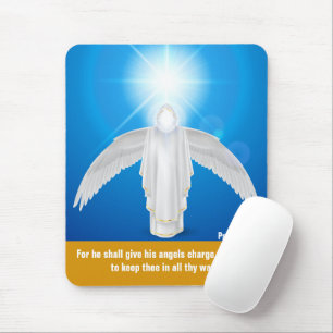 Alfombrilla De Ratón Salmos 91:11 Mousepad