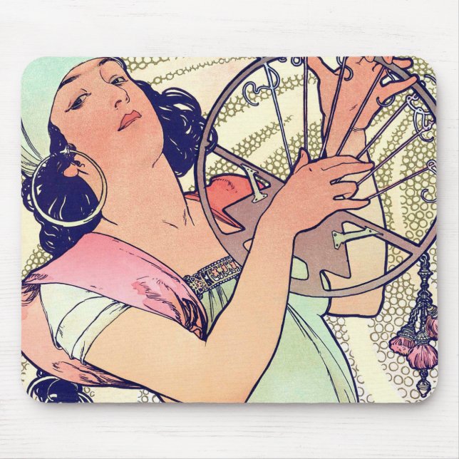 Alfombrilla De Ratón Salome, Alphonse Mucha (Frente)