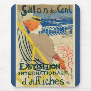 Alfombrilla De Ratón Salón de Centos de Toulouse Lautrec, Art Nouveau