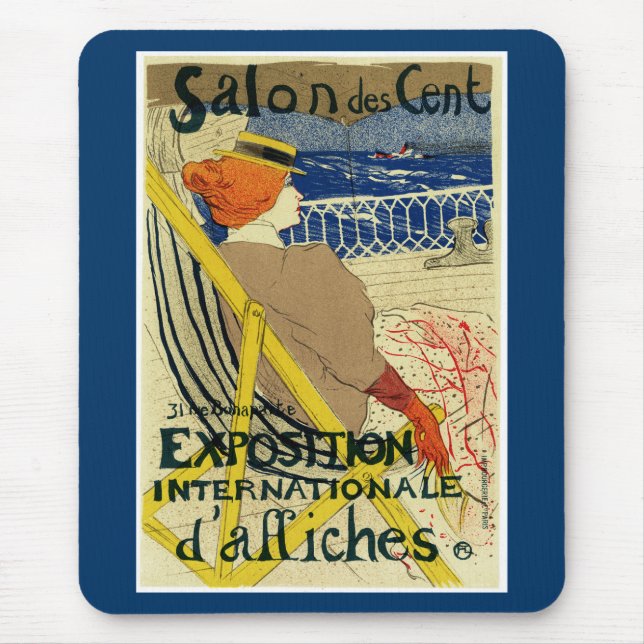 Alfombrilla De Ratón Salon des Cent ~ Exposición Internacional (Frente)