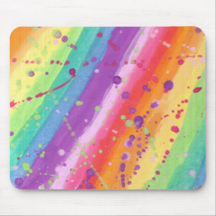 Alfombrilla De Ratón Salpicadura del arco iris