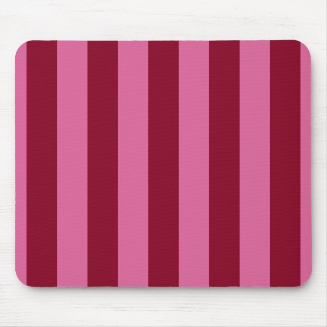 Alfombrilla De Ratón Salsa Flamingo Stripe Rosa (Frente)