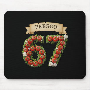 Alfombrilla De Ratón Salsa Preggo Meme Divertido 67 Disfraz Lenguaje Ge