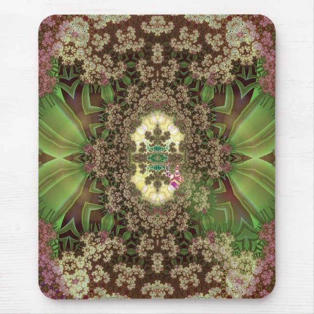 Alfombrilla De Ratón saltamontes entre las flores de sequía (Frente)