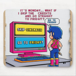 Alfombrilla De Ratón Saltar créditos hasta el viernes