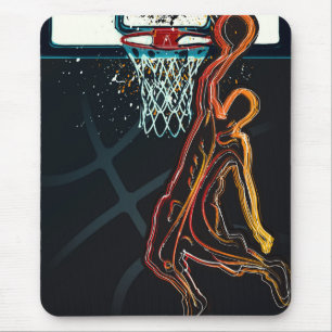 Alfombrilla De Ratón Salto de Dunk de Baloncesto Moderno Urbano Cool