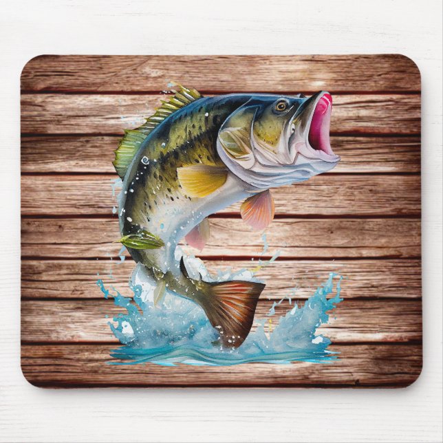 Alfombrilla De Ratón Salto de la pesca de masa (Frente)