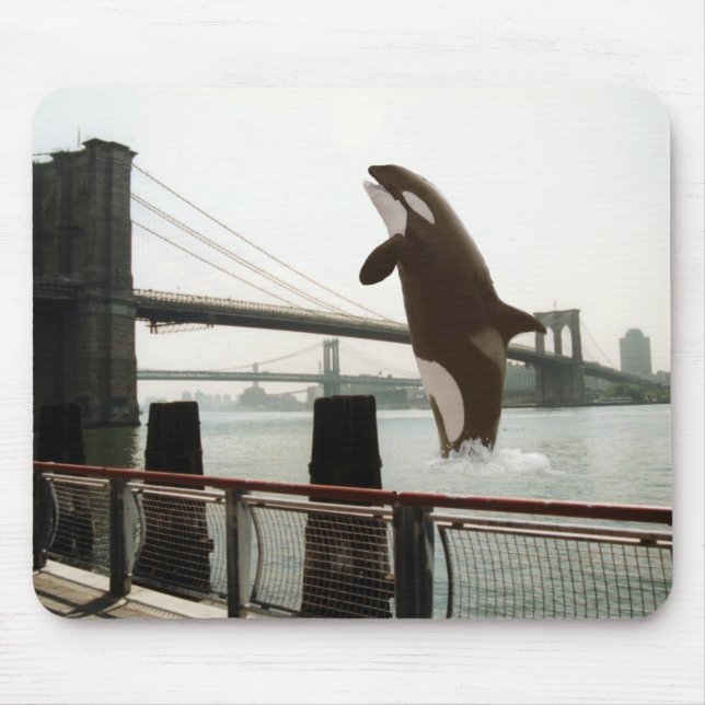 Alfombrilla De Ratón Salto del puente de Brooklyn Mousepad (Frente)